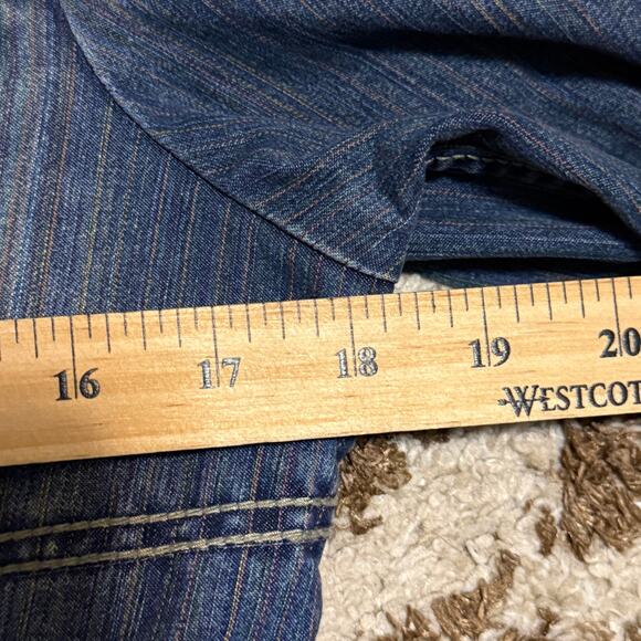 Vintage Marithe Francois Girbaud Womens Rainbow Denim Jacket Size Large 90s - Picture 8 of 10